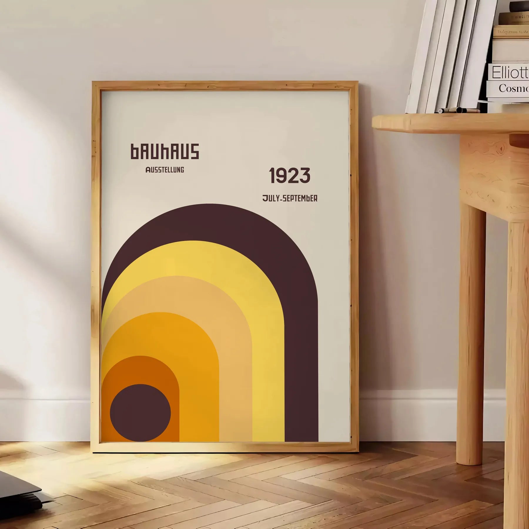 Bauhaus Art 10 poster captivating piece wall essence design striking artwork perfect gift enthusiasts space vibrant print framed frameless version style