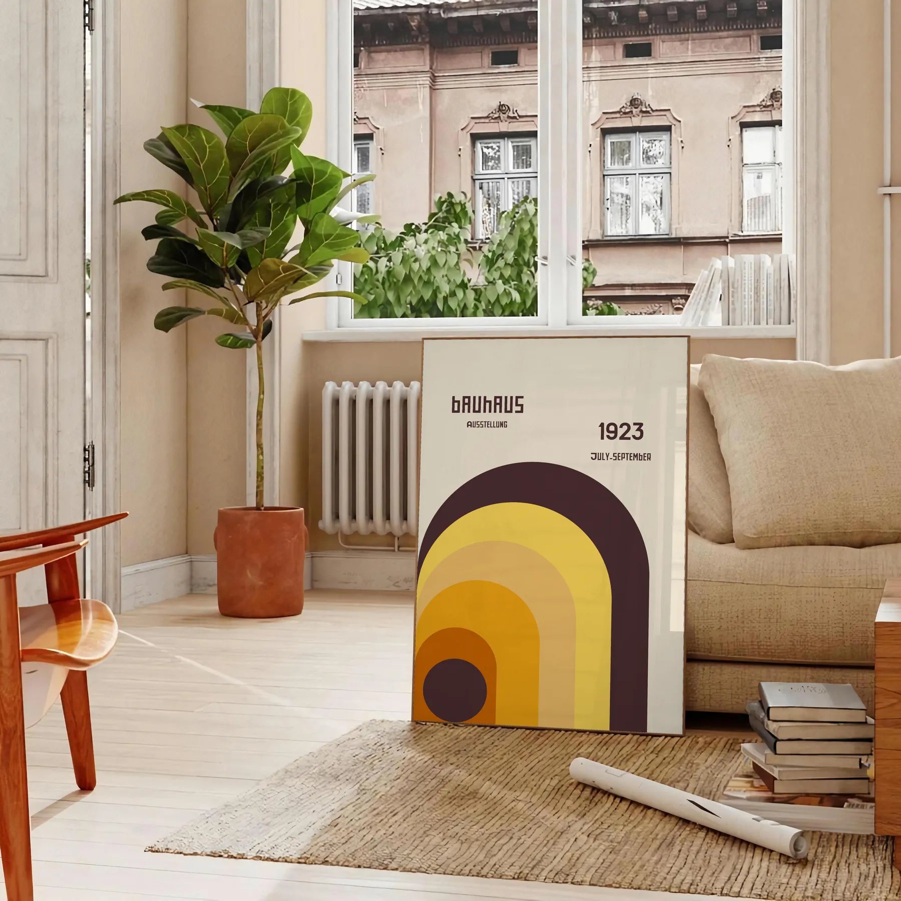 Bauhaus Art 10 poster captivating piece wall essence design striking artwork perfect gift enthusiasts space vibrant print framed frameless version style