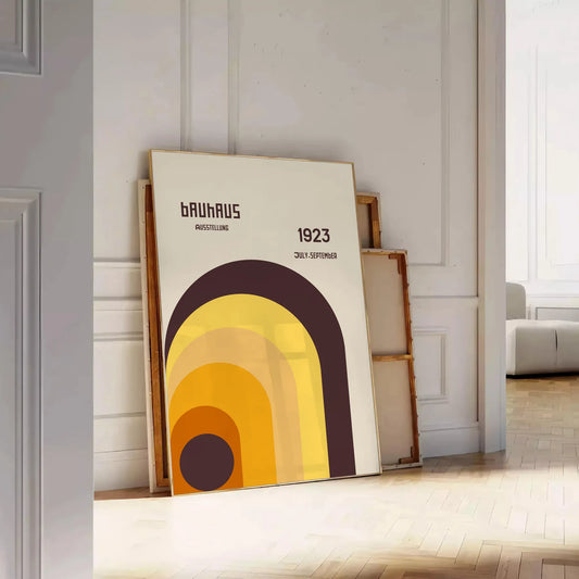 Bauhaus Art 10 poster captivating piece wall essence design striking artwork perfect gift enthusiasts space vibrant print framed frameless version style