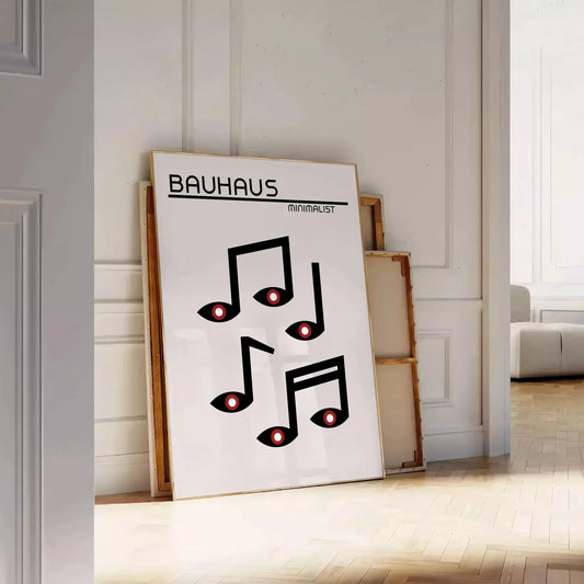 touch modern elegance space stunning Bauhaus art print poster wall unique gift artwork essence design lovers enthusiasts sizes A4