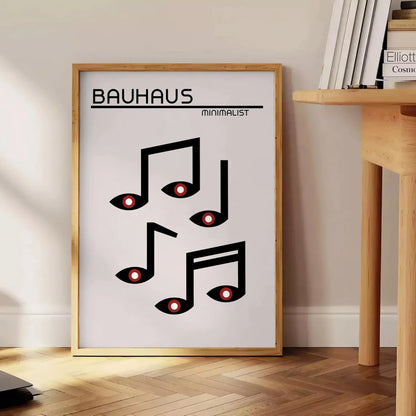 touch modern elegance space stunning Bauhaus art print poster wall unique gift artwork essence design lovers enthusiasts sizes A4
